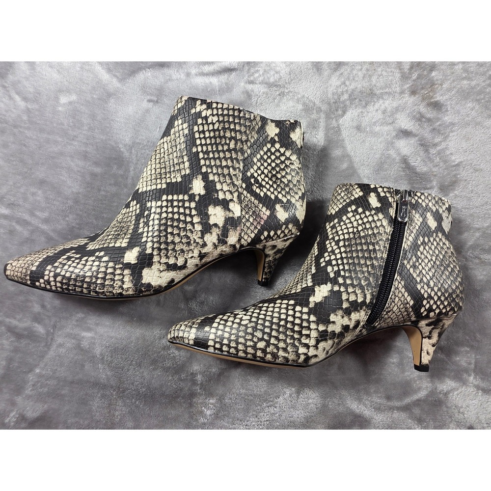 Circus by Sam Edelman Kirby Bootie Women 6M‎ Snakeskin Print Kitten Heel
